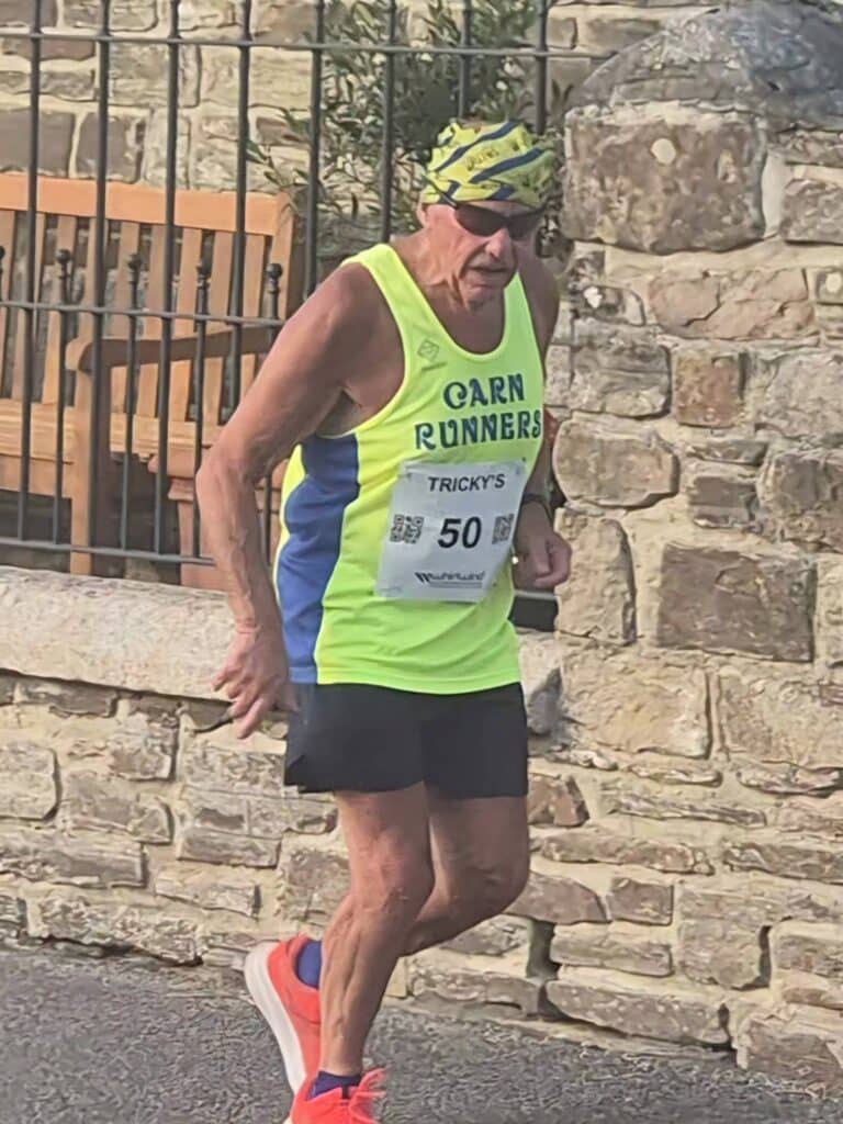 A large group of Carn Runners competing at the Summer Turkey Trot hosted by Cornwall AC