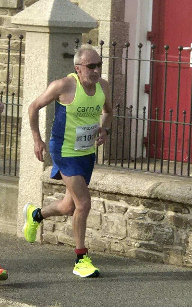 A large group of Carn Runners competing at the Summer Turkey Trot hosted by Cornwall AC