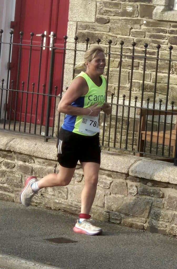 A large group of Carn Runners competing at the Summer Turkey Trot hosted by Cornwall AC