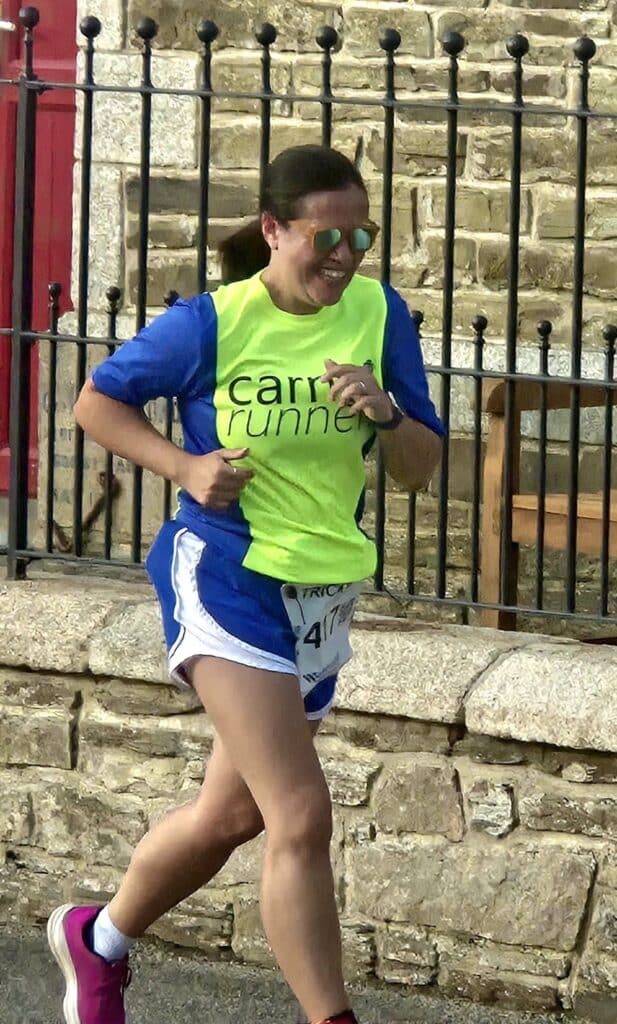 A large group of Carn Runners competing at the Summer Turkey Trot hosted by Cornwall AC