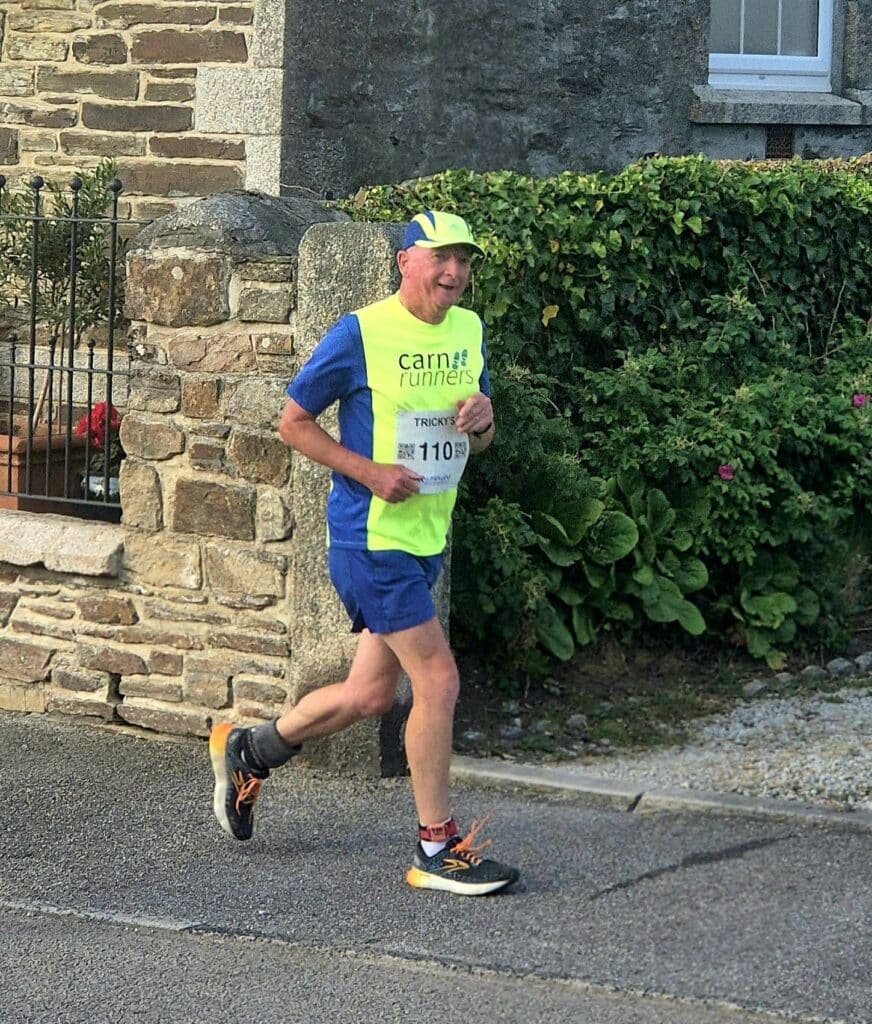 A large group of Carn Runners competing at the Summer Turkey Trot hosted by Cornwall AC