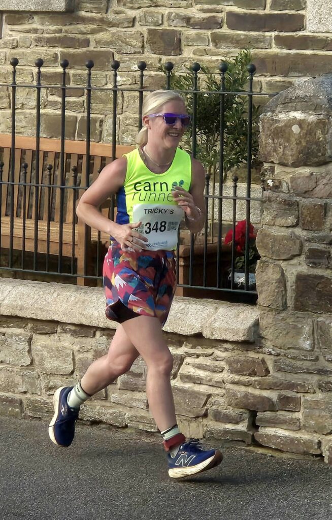 A large group of Carn Runners competing at the Summer Turkey Trot hosted by Cornwall AC