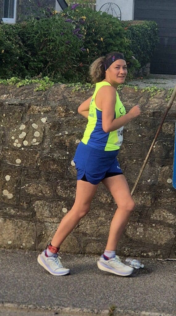 A large group of Carn Runners competing at the Summer Turkey Trot hosted by Cornwall AC