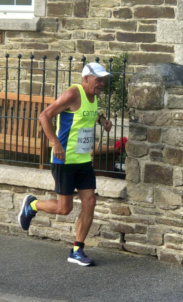 A large group of Carn Runners competing at the Summer Turkey Trot hosted by Cornwall AC