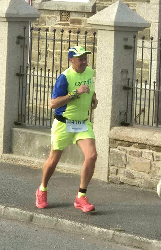 A large group of Carn Runners competing at the Summer Turkey Trot hosted by Cornwall AC