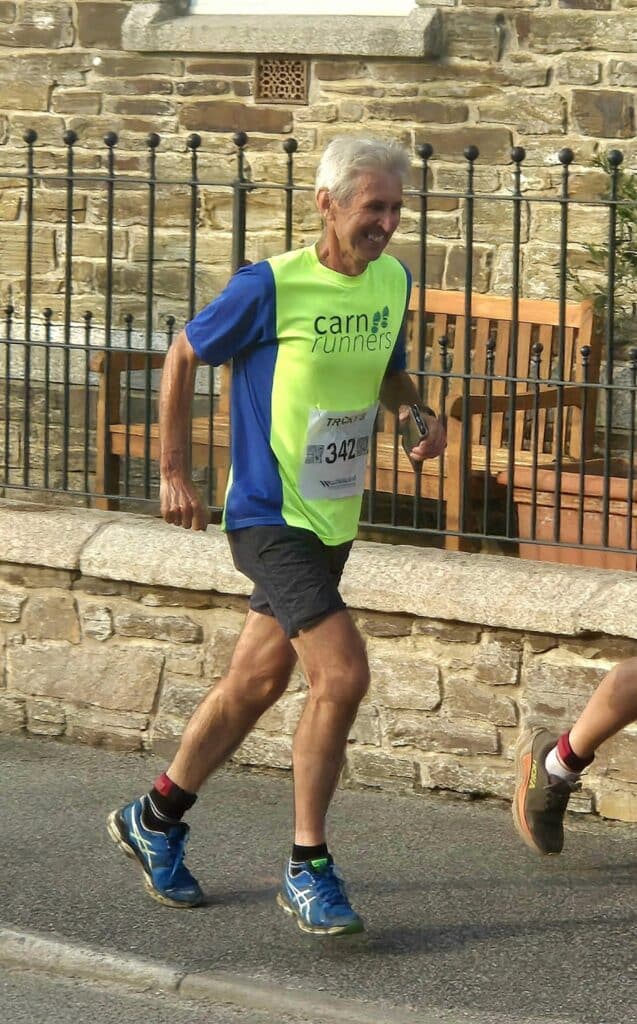 A large group of Carn Runners competing at the Summer Turkey Trot hosted by Cornwall AC