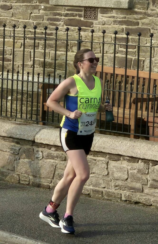 A large group of Carn Runners competing at the Summer Turkey Trot hosted by Cornwall AC