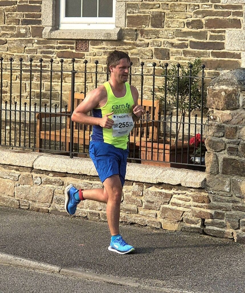 A large group of Carn Runners competing at the Summer Turkey Trot hosted by Cornwall AC