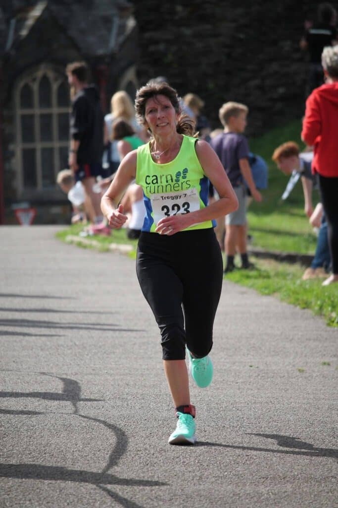 Carn Runners representing the club at the Treggy 7 on 6 September 2026