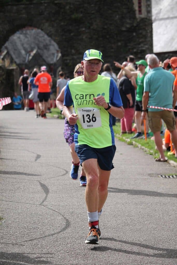 Carn Runners representing the club at the Treggy 7 on 6 September 2026