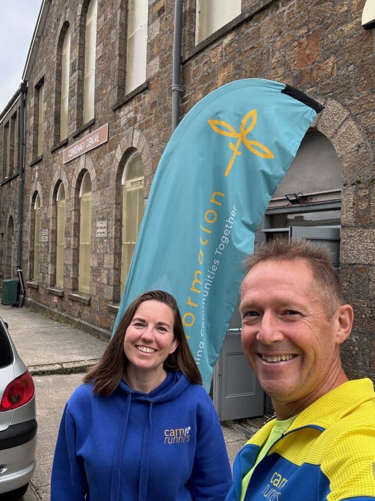 Carn Runners supporting Transformation CPR food bank in Camborne and Redruth