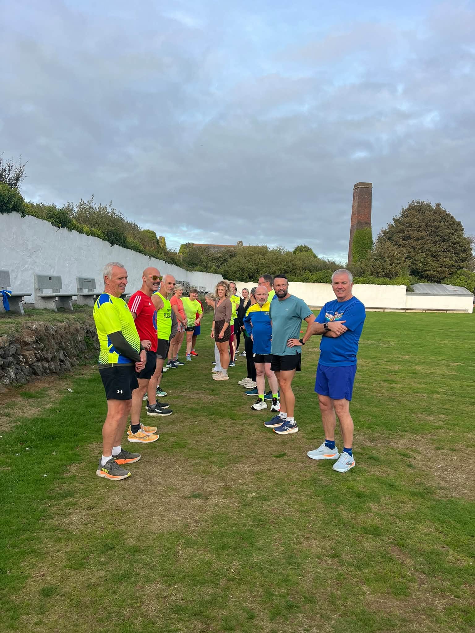 Carn Runners members enjoying the 2026 Social Games and Party Night on the field