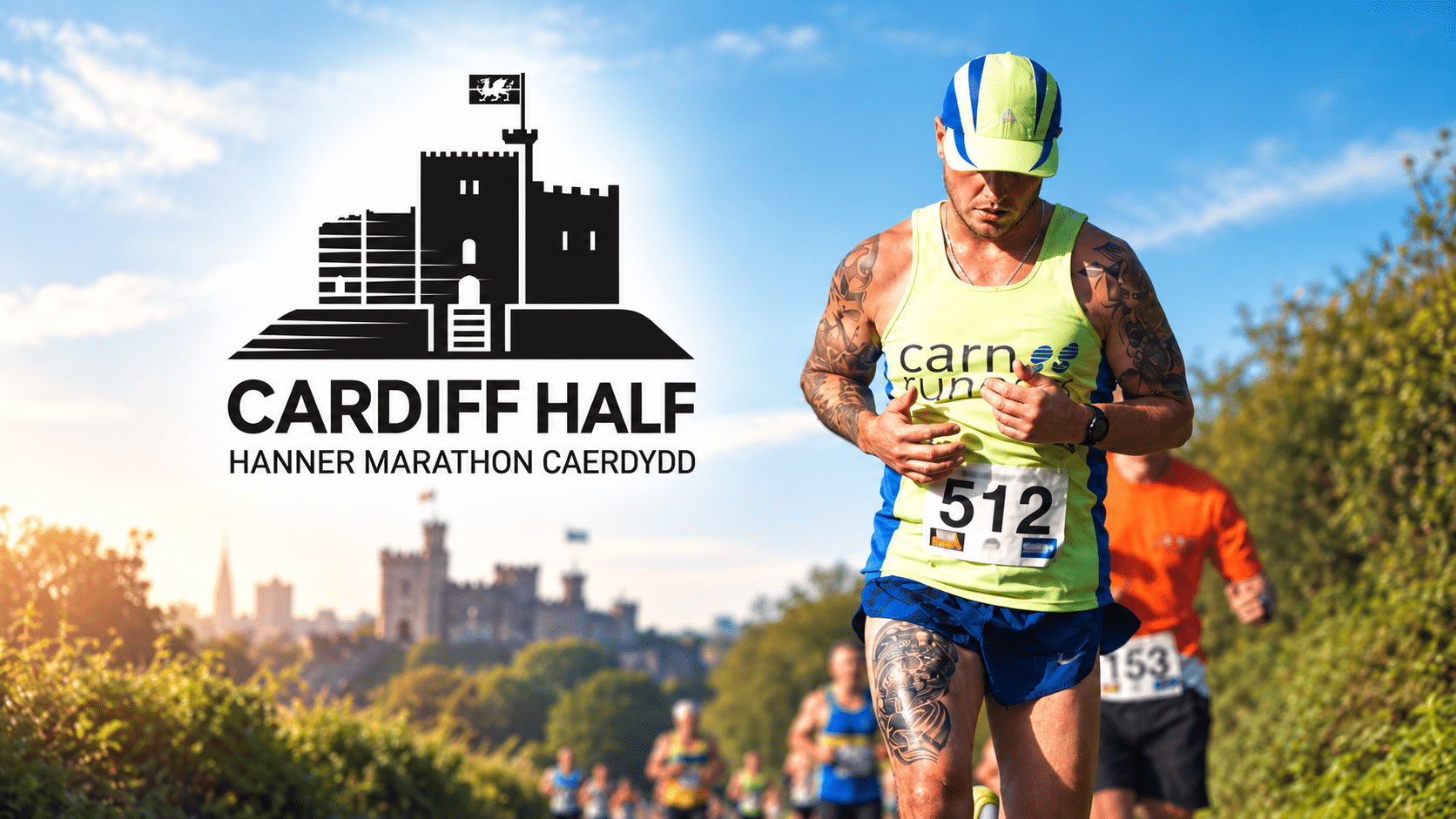Nick at the 2026 Cardiff Half Marathon, where he finished in 1:37:13